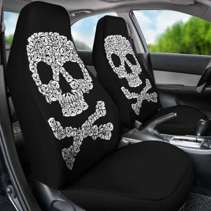 Skull Bears Car Seat Covers