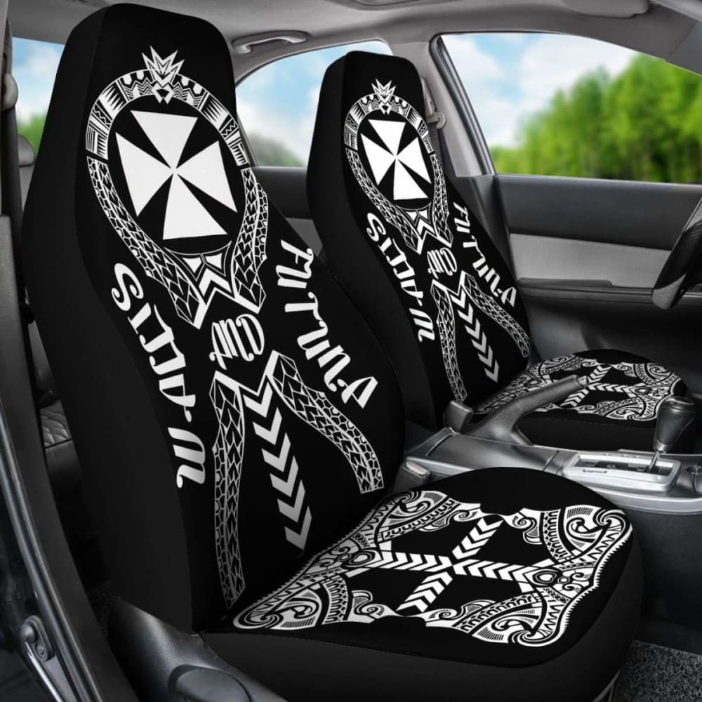 Wallis And Futuna Car Seat Covers - Wallis And Futuna Coat Of Arms Polynesian Tribal -