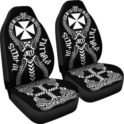 Wallis And Futuna Car Seat Covers - Wallis And Futuna Coat Of Arms Polynesian Tribal -