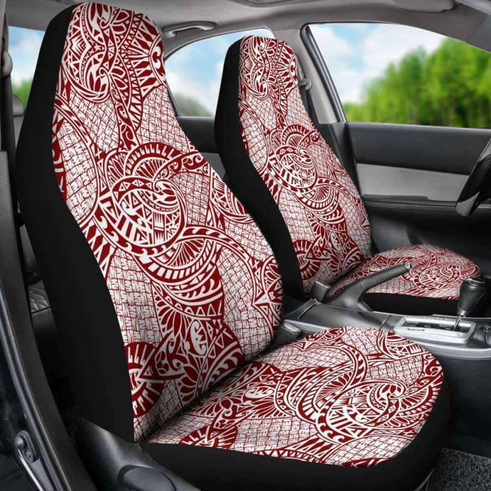 Polynesian Car Seat Cover - Polynesian Tattoo -