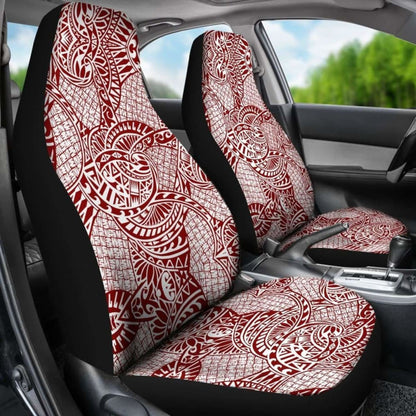Polynesian Car Seat Cover - Polynesian Tattoo -