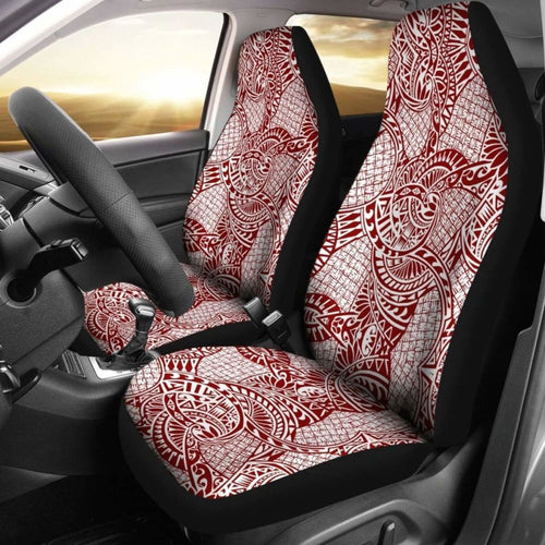 Polynesian Car Seat Cover - Polynesian Tattoo -