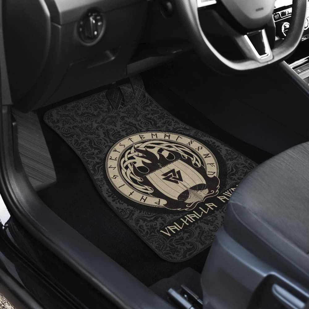 Viking Valhalla Awaits Car Floor Mats