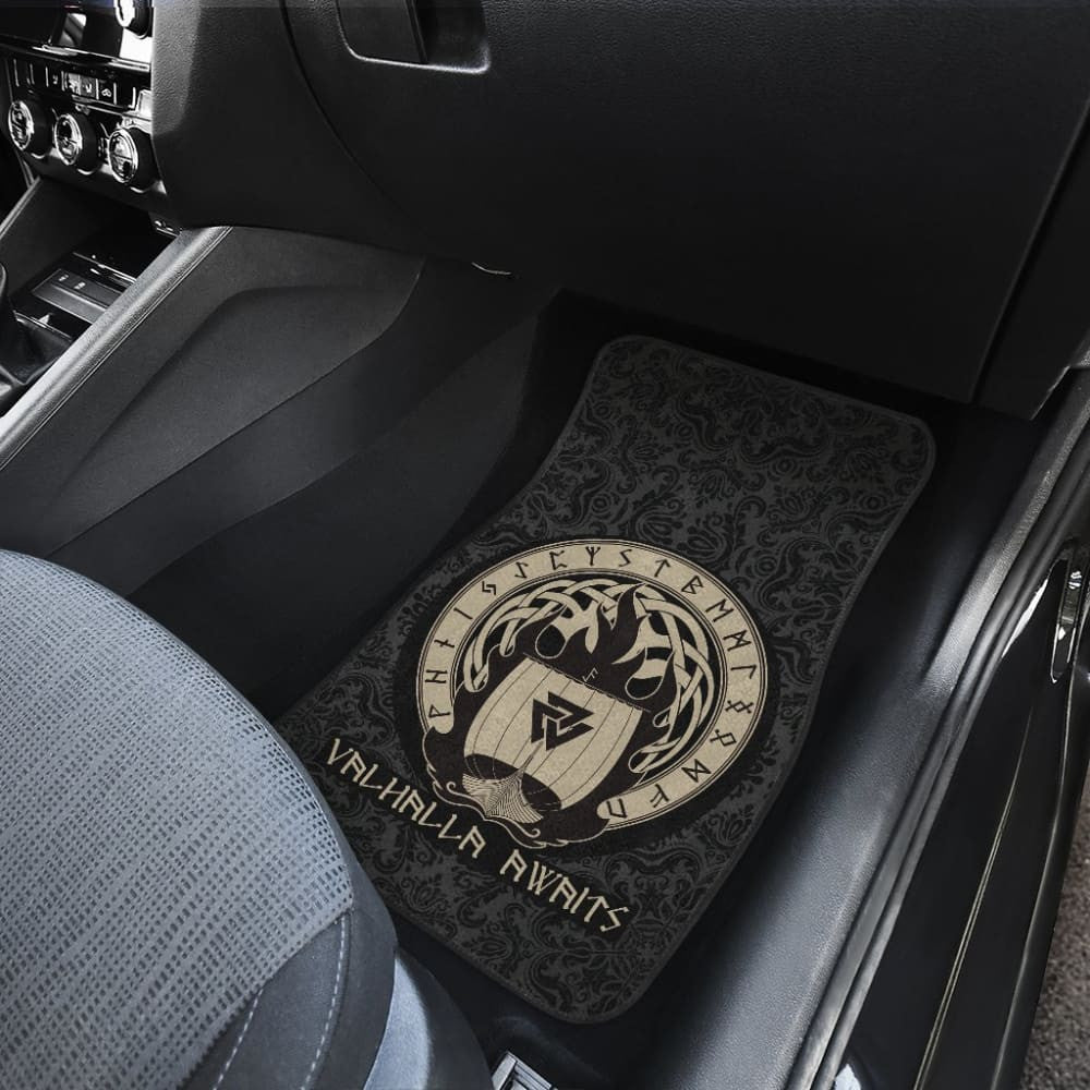 Viking Valhalla Awaits Car Floor Mats