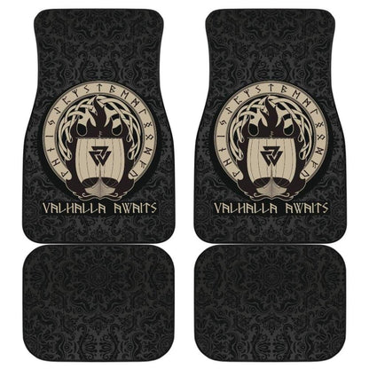 Viking Valhalla Awaits Car Floor Mats