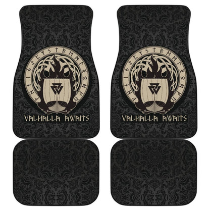 Viking Valhalla Awaits Car Floor Mats
