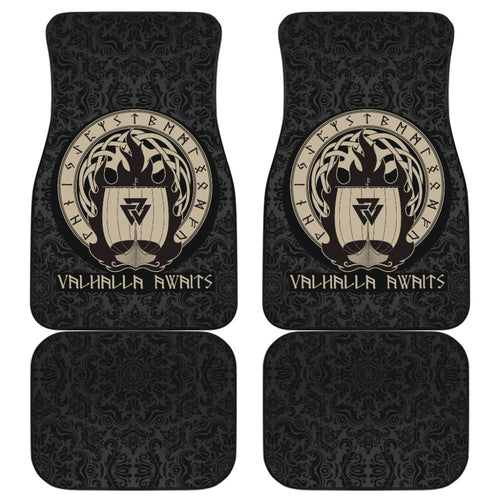 Viking Valhalla Awaits Car Floor Mats