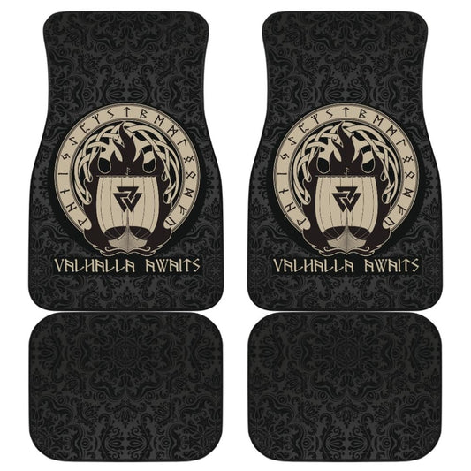 Viking Valhalla Awaits Car Floor Mats