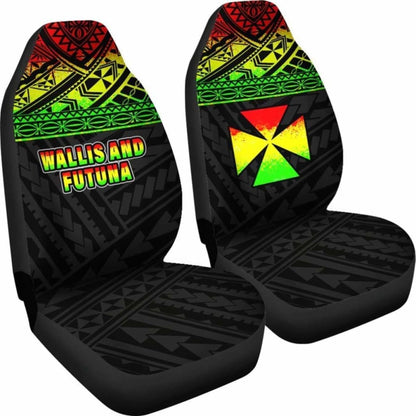 Wallis And Futuna Polynesian Car Seat Covers Reggae -