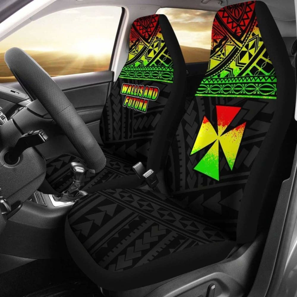 Wallis And Futuna Polynesian Car Seat Covers Reggae -