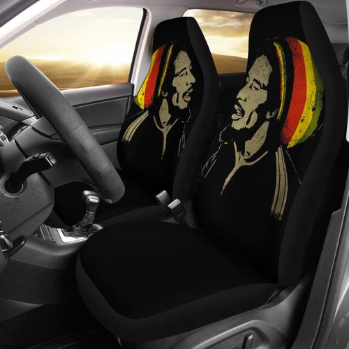 Bob Marley One Love Jamaica Reggae Car Seat Covers