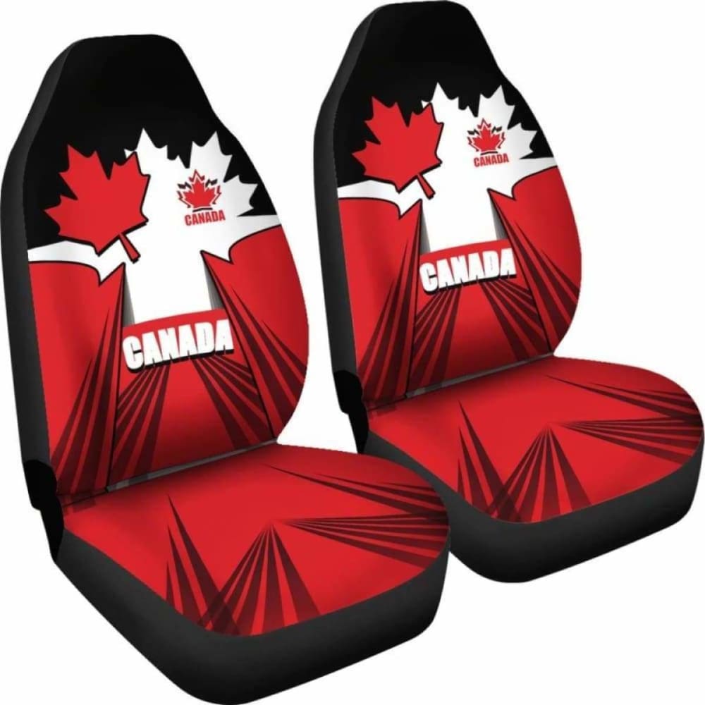 Canada Car Seat Covers - Canadian Red Maple -