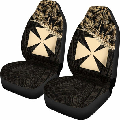 Wallis And Futuna Car Seat Covers Golden Coconut