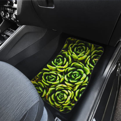 Car Floor Mats Green Flower Succulents Amazing Gift Ideas