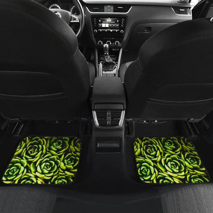 Car Floor Mats Green Flower Succulents Amazing Gift Ideas