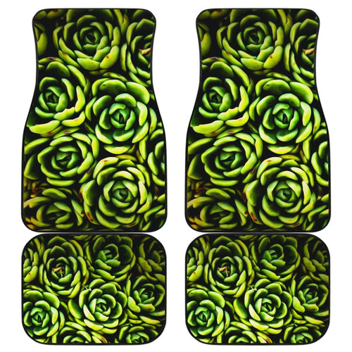 Car Floor Mats Green Flower Succulents Amazing Gift Ideas