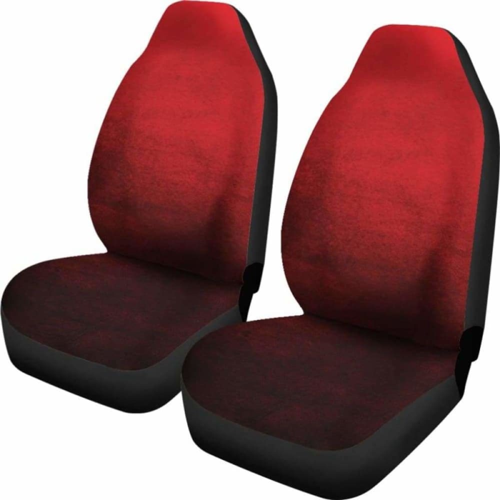 Red Ombre Car Seat Covers Watercolor