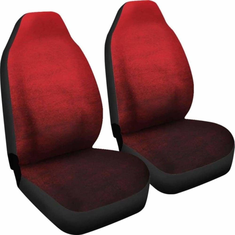 Red Ombre Car Seat Covers Watercolor