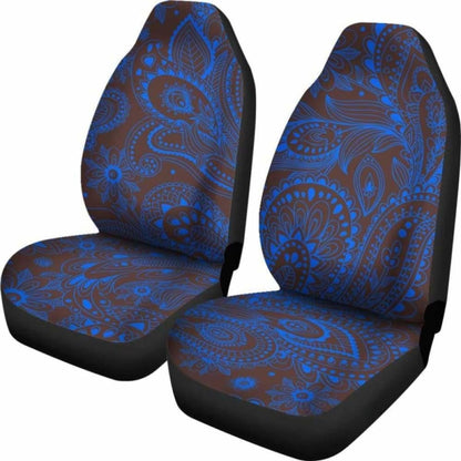 Blue Elegant Decor Car Seat Covers