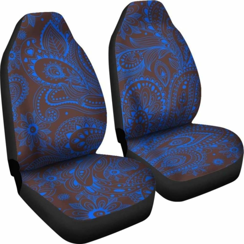 Blue Elegant Decor Car Seat Covers