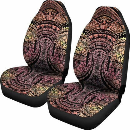 Polynesian Car Seat Cover - Polynesian Tattoo  -