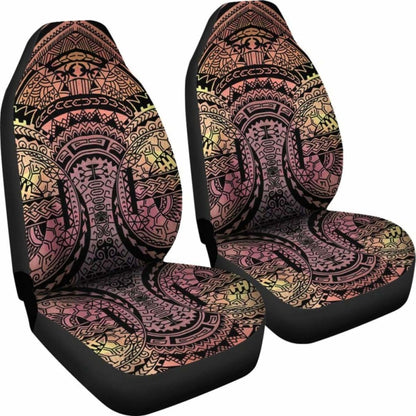 Polynesian Car Seat Cover - Polynesian Tattoo  -