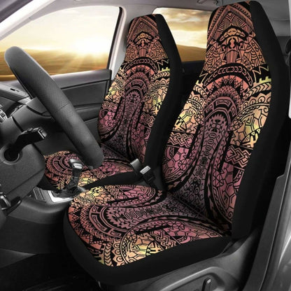 Polynesian Car Seat Cover - Polynesian Tattoo  -