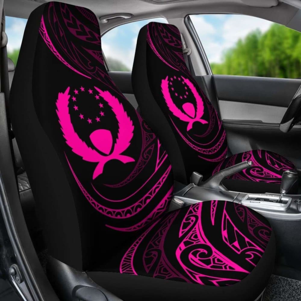 Pohnpei Islands Car Seat Covers - Pink - Frida Style -