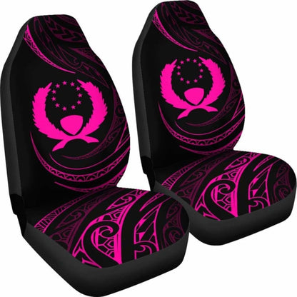 Pohnpei Islands Car Seat Covers - Pink - Frida Style -