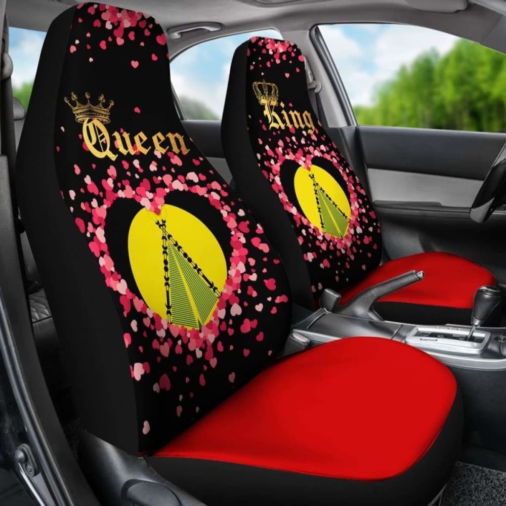 (Sivage) Wallis And Futuna Car Seat Cover Couple King/Queen (Set Of Two)