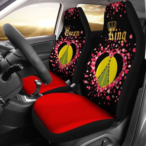 (Sivage) Wallis And Futuna Car Seat Cover Couple King/Queen (Set Of Two)
