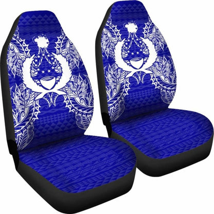 Pohnpei Polynesia Car Seat Cover Map Blue