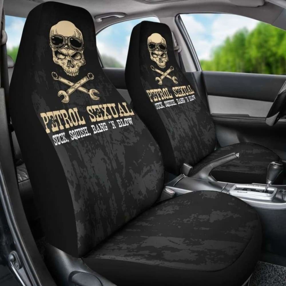 Petrol Sexual Mechanic Car Seat Covers