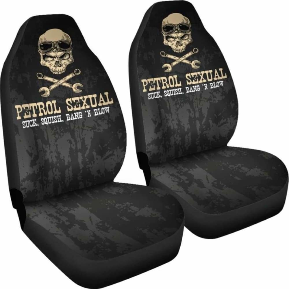 Petrol Sexual Mechanic Car Seat Covers