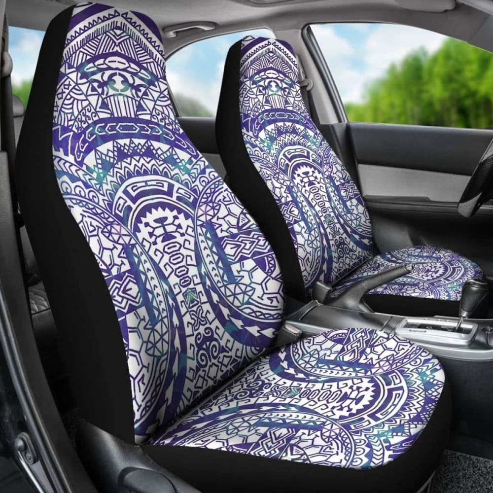 Polynesian Car Seat Cover - Polynesian Tattoo  -