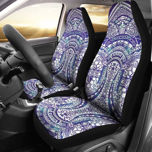 Polynesian Car Seat Cover - Polynesian Tattoo  -