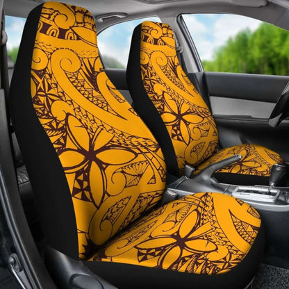 Polynesian Car Seat Cover - Polynesian Tattoo -