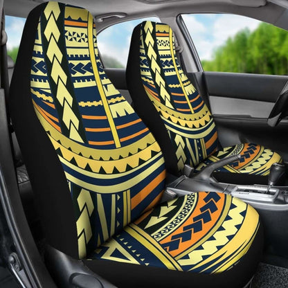 Polynesian Tattoo Car Seat Covers -