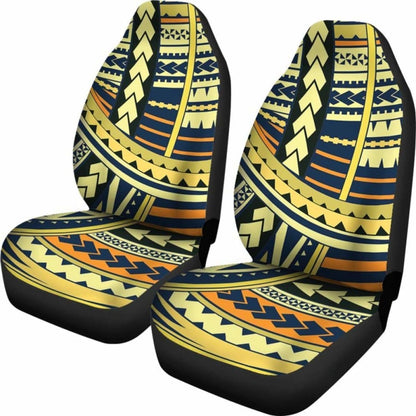 Polynesian Tattoo Car Seat Covers -