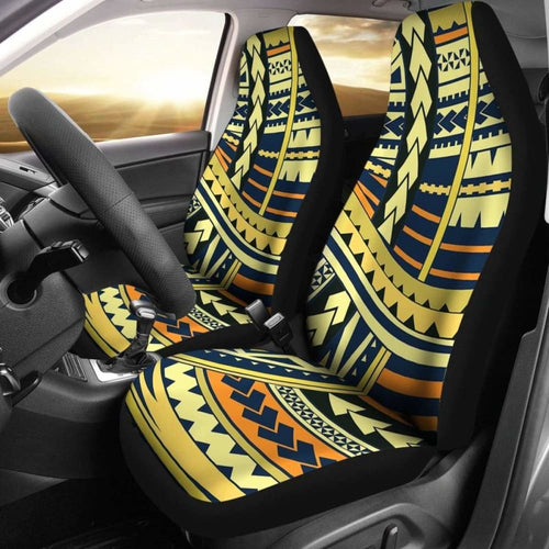 Polynesian Tattoo Car Seat Covers -