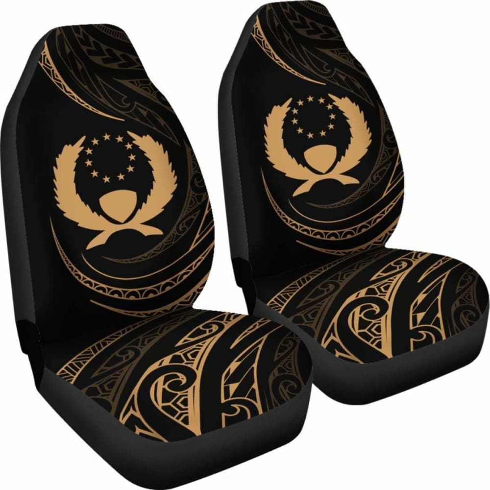Pohnpei Islands Car Seat Covers - Gold - Frida Style -