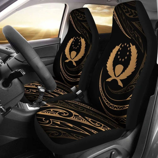 Pohnpei Islands Car Seat Covers - Gold - Frida Style -