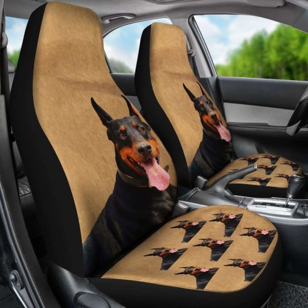 Doberman Car Seat Cover