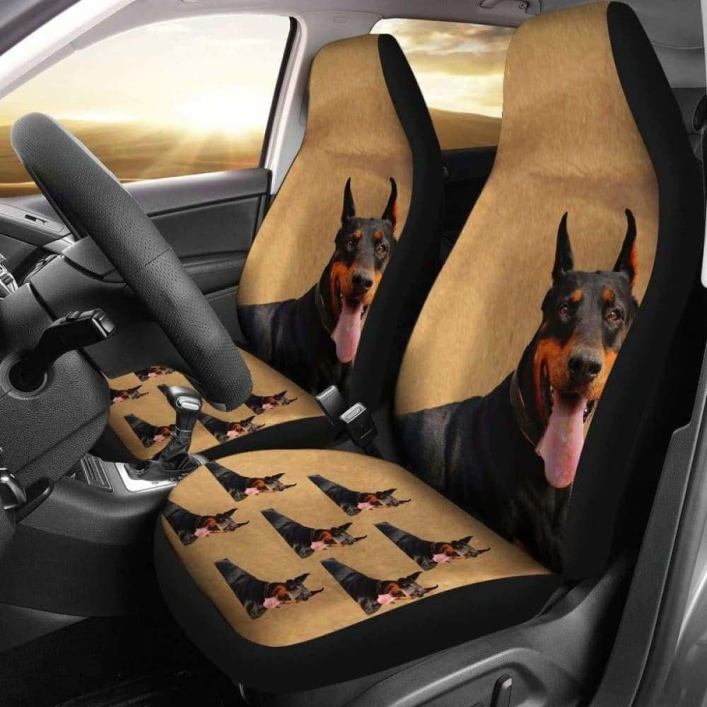 Doberman Car Seat Cover