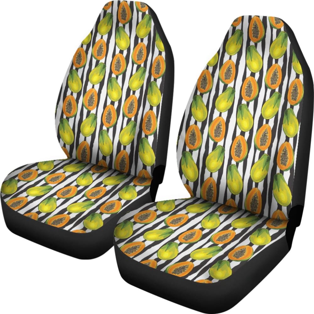 Papaya Design Pattern Car Seat covers