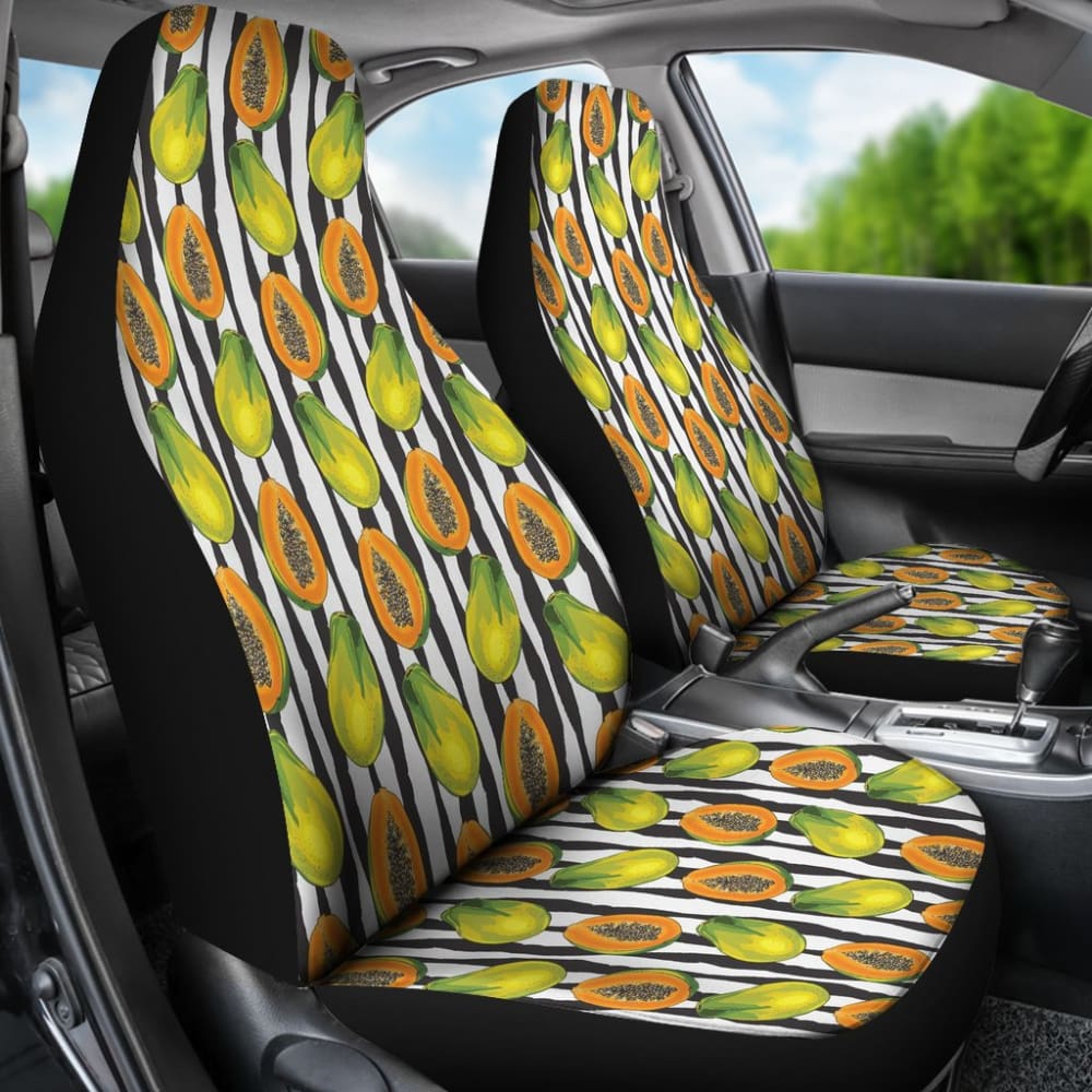 Papaya Design Pattern Car Seat covers
