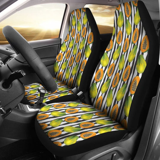 Papaya Design Pattern Car Seat covers