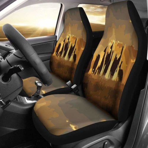 Australian Kangaroo Family Car Seat Cover -