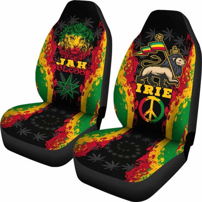 Rastafari Car Seat Covers - Jah Bless -