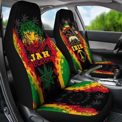 Rastafari Car Seat Covers - Jah Bless -